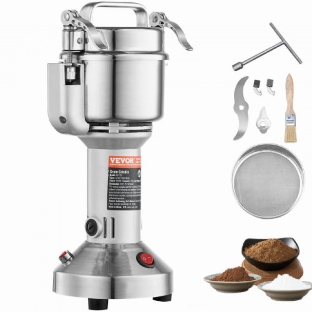 VEVOR Ηλεκτρικός Μύλος Άλεσης Μπαχαρικών 750g Υψηλής Ταχύτητας DDDPSGWYMJ75AIW6QV2