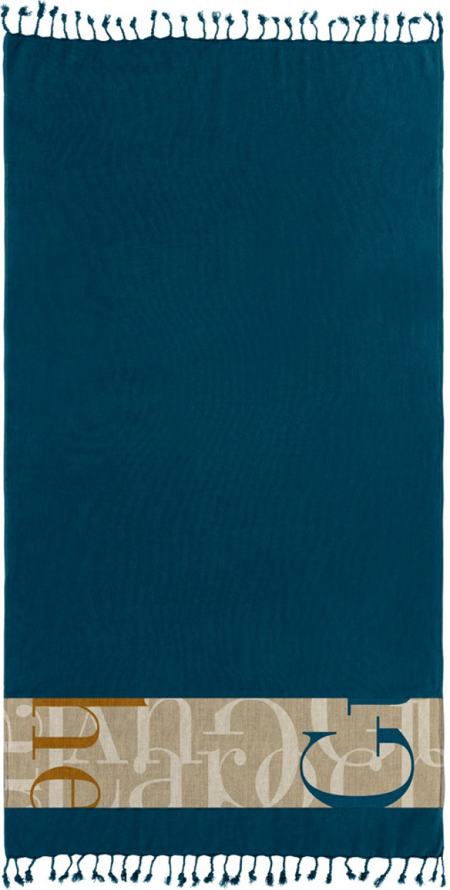 Guy Laroche Πετσέτα Θαλάσσης - Παρεό Pestemal 25 Marine 90x170 - 11...