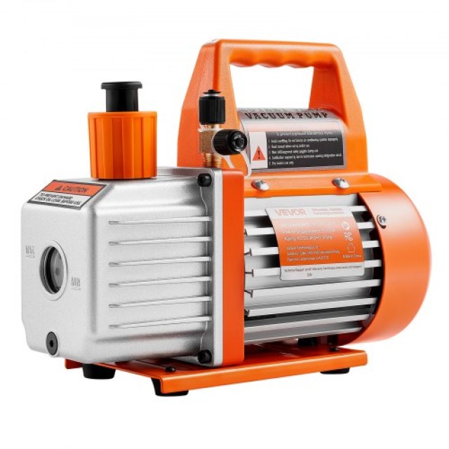 VEVOR Αντλία Κενού 100 L/min Μονοβάθμια με Περιστροφικό Πτερύγιο ZK...
