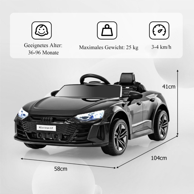 Costway  Παιδικό Ηλεκτροκίνητο Αυτοκίνητο Audi RS GT με Τηλεχειριστήριο και LED Φώτα TQ10229DE-DK