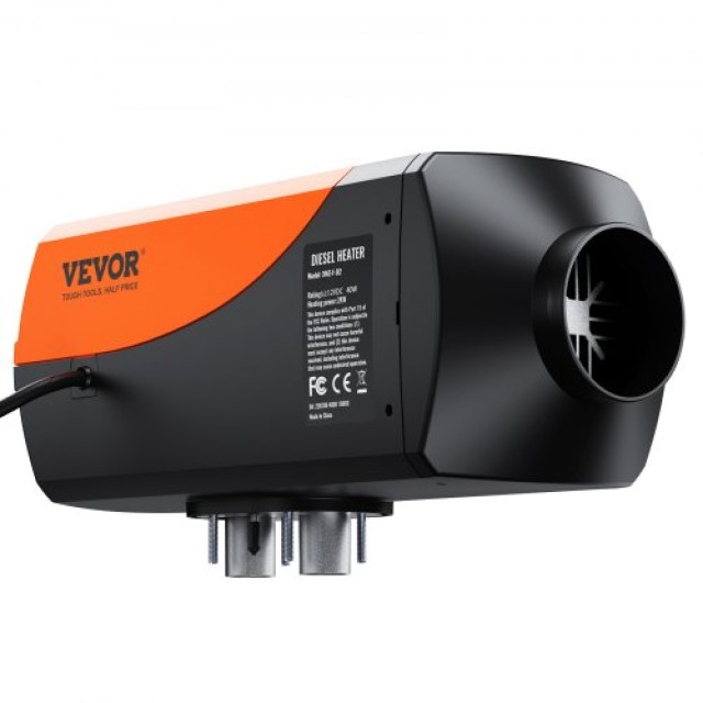 VEVOR Θερμαντήρας Diesel 12V 2KW LCD Τηλεχειριστήριο για Αυτοκίνητο/Λεωφορείο/RV Εσωτερικού Χώρου  ZCJRQFT12V2KWYT8WV9
