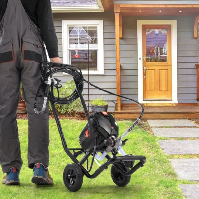 VEVOR Ηλεκτρικό Πιστόλι Βαφής 750W 3000PSI με Καρότσι για Εσωτερικούς & Εξωτερικούς Χώρους  ZSSGYWQPTJLS5NCXMV2