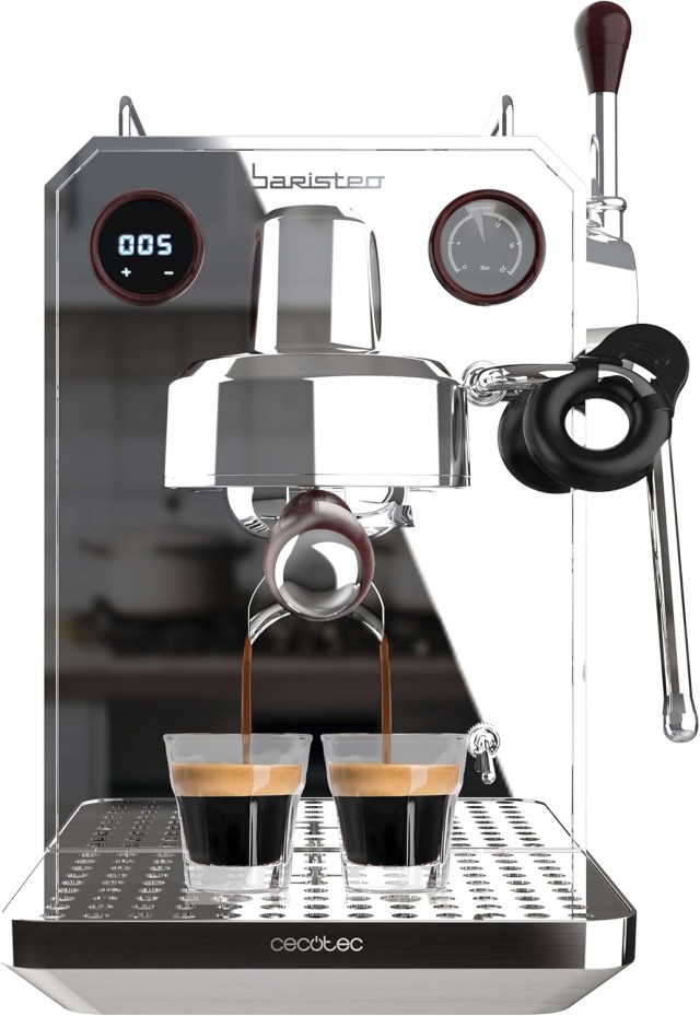 Καφετιέρα - Επαγγελματική Μηχανή Espresso με Πίεση 15 Bar Baristeo Intima CEC-100127 Cecotec