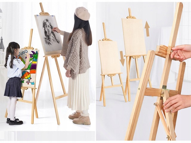 Verk Group Μεγάλο Ξύλινο Καβαλέτο Ζωγραφικής Εξωτερικού Χώρου για Π...