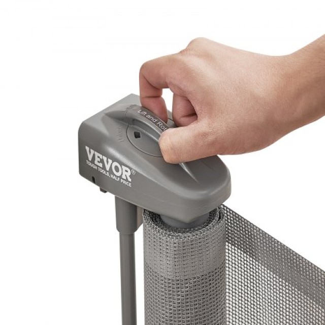 VEVOR  Πτυσσόμενη Παιδική Πύλη, 87cm Ύψος, 295cm Πλάτος, Γκρι WZSSMHS110INEEVB7V0