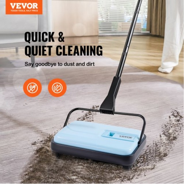 VEVOR Χειροκίνητη Σκούπα Χαλιών 170mm Μπλε GSQSQBDDBDDSY8CF2001V0