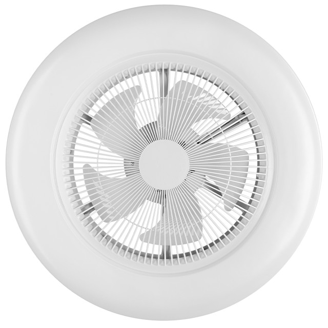 BAKAJI Ανεμιστήρας Οροφής με Λάμπα LED Θερμό Ψυχρό 50 cm 3 Ταχύτητες και Χρονοδιακόπτη 02815431
