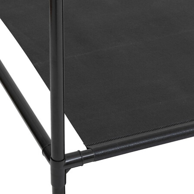 Κρεμάστρα Ρούχων με Ράφια 86 x 44 x 160 cm Μαύρο 205587 5Five Simply Smart