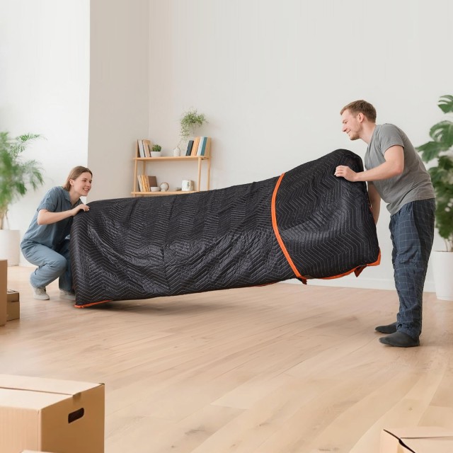 VEVOR Κουβέρτες Μετακόμισης 6 Τεμαχίων, 2032 x 1829 mm, Υφασμάτινες...