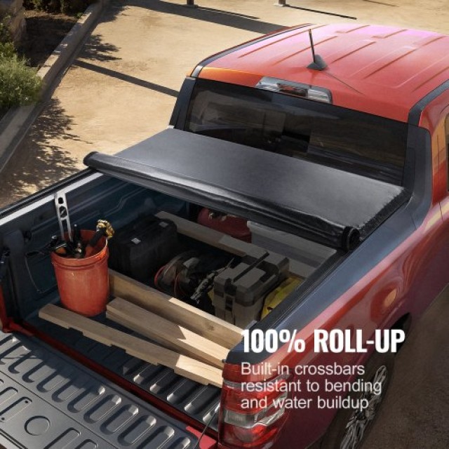 Κάλυμμα Καρότσας VEVOR για Chevy Silverado/GMC Sierra 1500 (2019-2024), Μαλακό PVC, Ρολό Κάλυμμα  JQSKCHBXGJQSZJ02MV0
