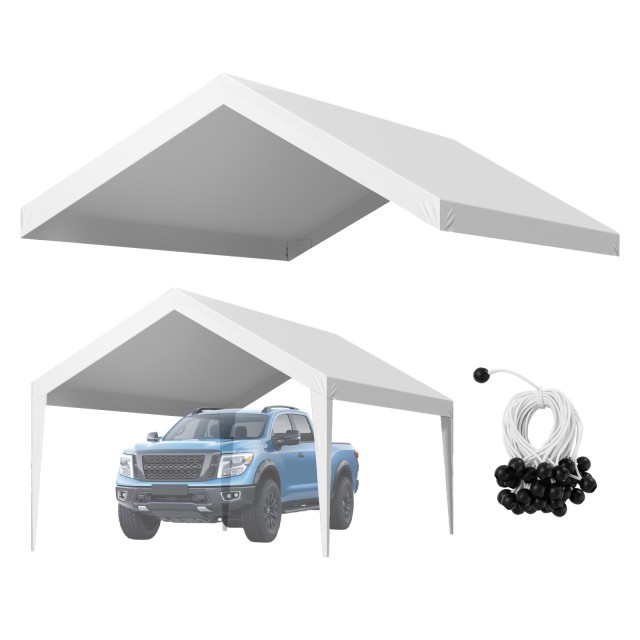 VEVOR Αντικατάσταση Κάλυψης Carport 3.6 x 6 m - UV Ανθεκτικό & Αδιά...