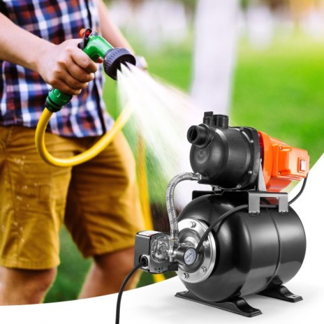 VEVOR  Αντλία Ρηχού Πηγαδιού 1HP με Δοχείο Πίεσης 1000GPH Αντλία Ενίσχυσης Άρδευσης SLGSJB16HP16XHEJRV2