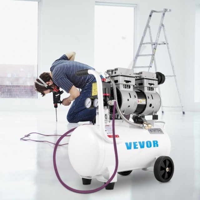 Φορητός Αεροσυμπιεστής VEVOR 5.5 Γαλόνια, 1 HP, Αθόρυβος, 115 PSI  WSKYJ750-25L00001V2