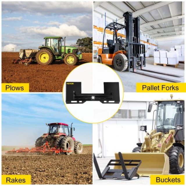 Πλάκα Σύνδεσης VEVOR για Φορτωτές Skid Steer 3000LBS  FHZXAZBHS-XK2OXX7V0