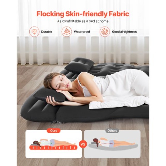 VEVOR Φουσκωτό Στρώμα Αυτοκινήτου για Ταξίδια και Κάμπινγκ HBXKZRHS...