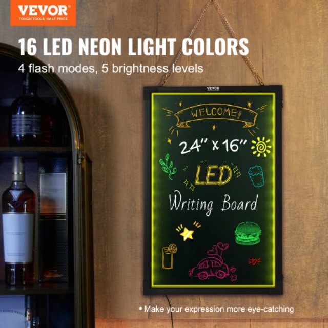 Πίνακας Μηνυμάτων LED VEVOR 405x605mm  LEDSXLYB16X2G2DYIV2