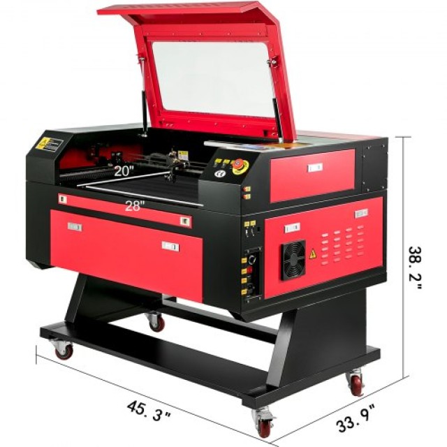 VEVOR  60W Λέιζερ Χαράκτης 500x700mm Μηχανή Κοπής Λέιζερ CO2 Χαράκτης USB Διεπαφή για DIY Χάραξη  750DKJ00000000001V2