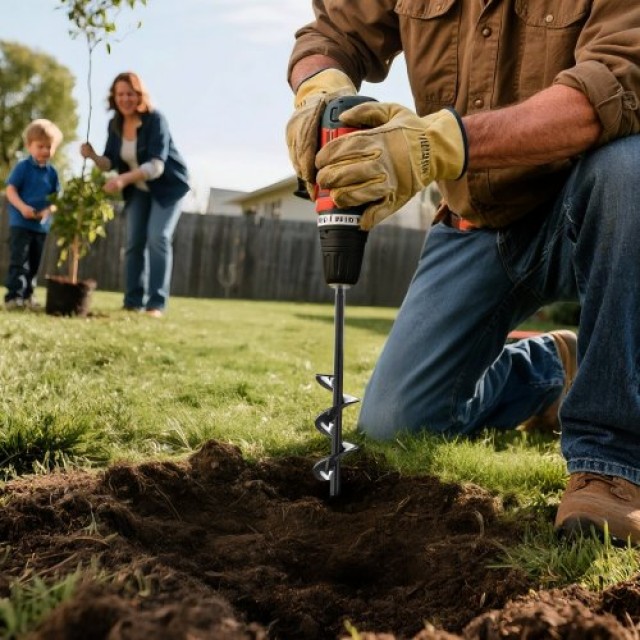 VEVOR Εργαλείο Διάτρησης Εδάφους με 2 Τρυπάνια Helix (30cm & 22cm) ... VEVOR Εργαλείο Διάτρησης Εδάφους με 2 Τρυπάνια Helix (30cm & 22cm) ...