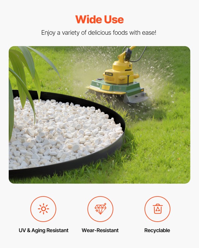 VEVOR Ευέλικτη Πλαστική Περιποίηση Κήπου 1000 x 10 εκ (33 ft x 4 in...