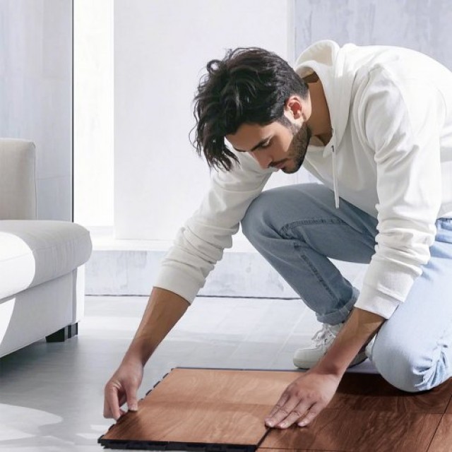 VEVOR Σετ 25 Τεμαχίων Δαπέδου Γυμναστηρίου με Διασυνδεόμενα Πλακίδια PP+PVC Καουτσούκ Παζλ LSWDDDPPPVCZC8KYOV0
