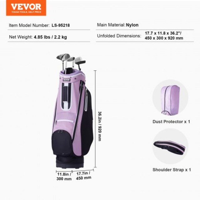 Τσάντα Γκολφ VEVOR 36” με 14 Θέσεις & Πολλαπλές Τσέπες  TCB36YC5GHSZSTFCWV0