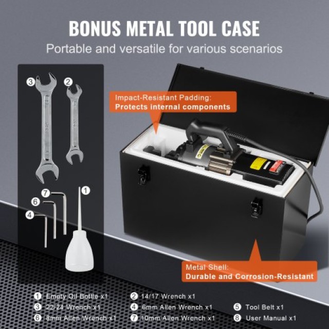 VEVOR  Κοπτικό Ράβδων Υδραυλικό 2000W έως 25mm GJQDJQX25MMLA0C7XV2