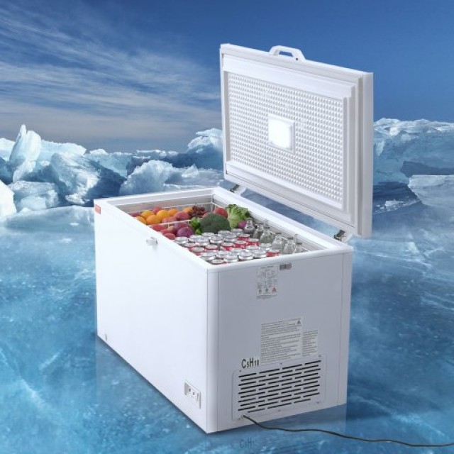 Καταψύκτης VEVOR 12.8 cu.ft / 345 L με 4 Αφαιρούμενα Καλάθια  JYLJ122CFTBS2VLR6V2