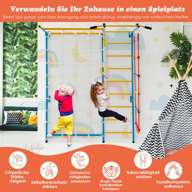 Costway Παιδική Κλασική Αναρριχητική Σύνθεση 7-σε-1 SP37804YE