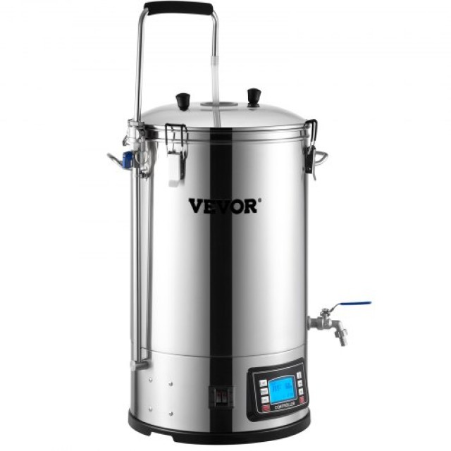 Σύστημα Ζυθοποίησης VEVOR 8L, 220V, με Αυτόματο/Χειροκίνητο Πίνακα ...