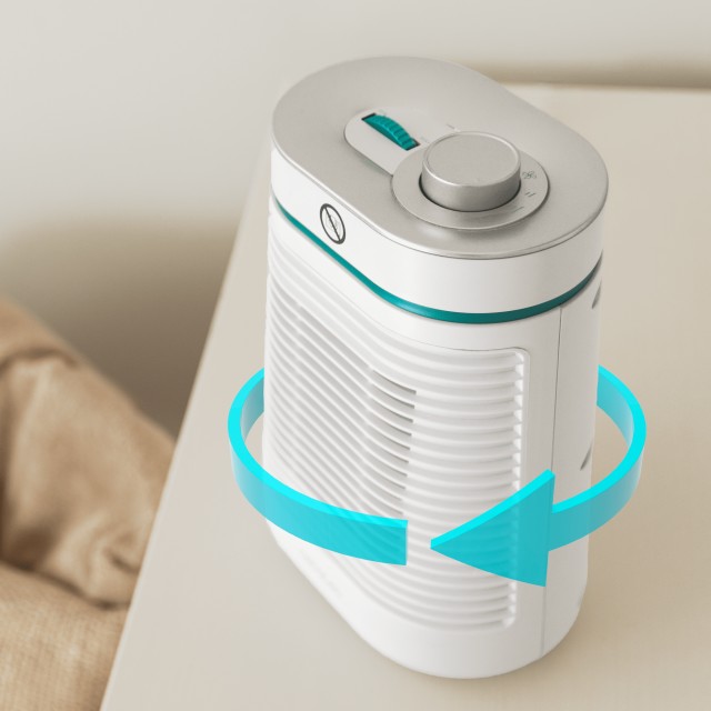 CECOTEC  Κεραμικό Θερμαντικό ReadyWarm 1550 Max με 1500W, Περιστροφή, Ρυθμιζόμενο Θερμοστάτη & 3 Λειτουργίες - Λευκό  CEC-08273
