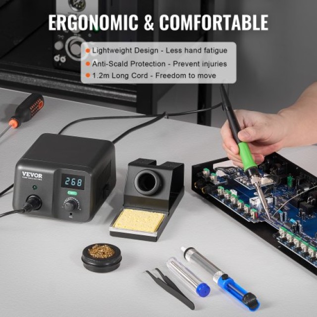 VEVOR  Σταθμός Κολλητηριού 70W LCD 50°C-500°C  LTZDYX70WWHJ42XAYV2