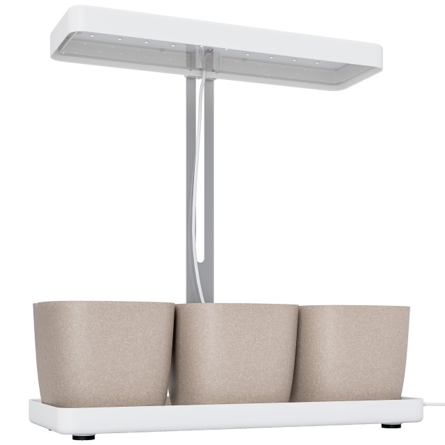 Outsunny Λάμπα για Φυτά με 42 LED Φώτα, 3 Γλάστρες, Χρονοδιακόπτη κ...
