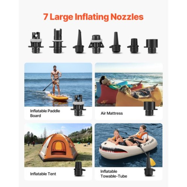 Ηλεκτρική Αντλία Paddle Board 22 PSI με Αυτόματη Διακοπή για SUP & ...