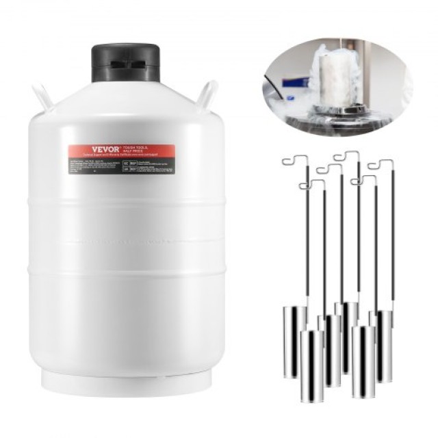 Δοχείο Υγρού Αζώτου VEVOR 20L με 6 Κανίστρες  CZXYDG20L000J251UV0
