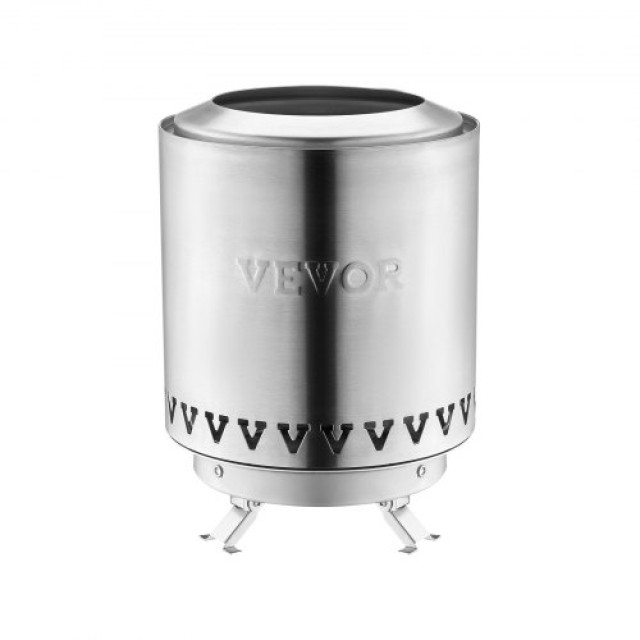 VEVOR  Μίνι Επιτραπέζιο Τζάκι 6 Ανοξείδωτο Ατσάλι Εσωτερικού/Εξωτερικού Χώρου Ασημί  ZMSHKJSYSYZTMZHBEV0