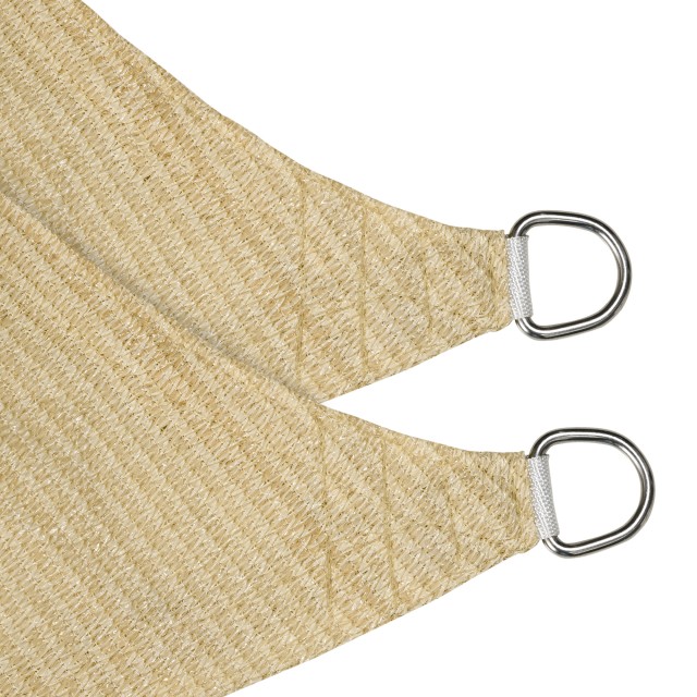 Outsunny Rectangular Shade Sail 4x3m Beige HDPE με αξεσουάρ και τσάντα ταξιδιού που περιλαμβάνονται 840-250V00BG