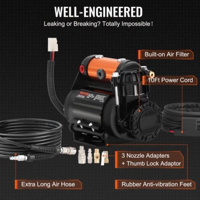 Φορητός Αεροσυμπιεστής VEVOR 12V 150PSI 3.5CFM  CZKQYSJZLDYBDHPZBV9