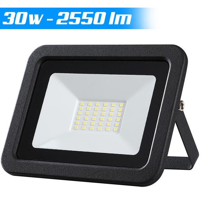 BAKAJI Φωτιστικό LED 30W Υψηλής Φωτεινότητας 2550lm Εξωτερικού Χώρο...