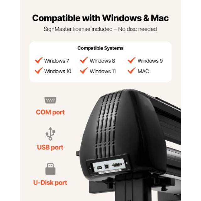 VEVOR Μηχανή Κοπής Βινυλίου, Μέγιστο Πλάτος Τροφοδοσίας 1350 mm, Δι... VEVOR Μηχανή Κοπής Βινυλίου, Μέγιστο Πλάτος Τροφοδοσίας 1350 mm, Δι...