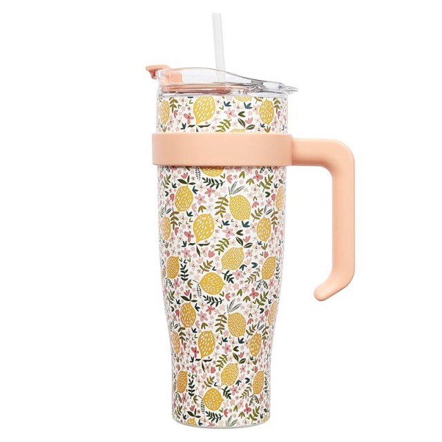 Θερμός Μεταλλικός 560ml Line Take Away Fleur - Κίτρινο KA0439-Yello...