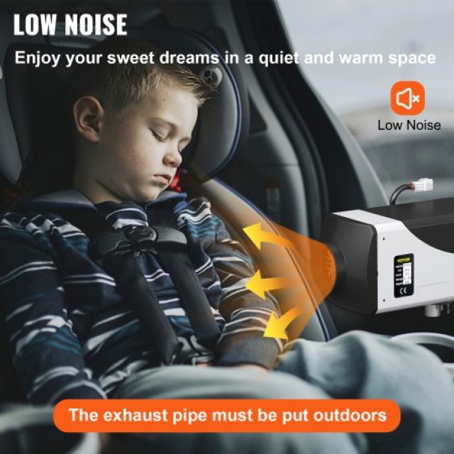 VEVOR  12V 5KW Diesel Air Heater με LCD, 51τμχ για RVs/φορτηγά  ZCJRQ12V5KW51JT01V0