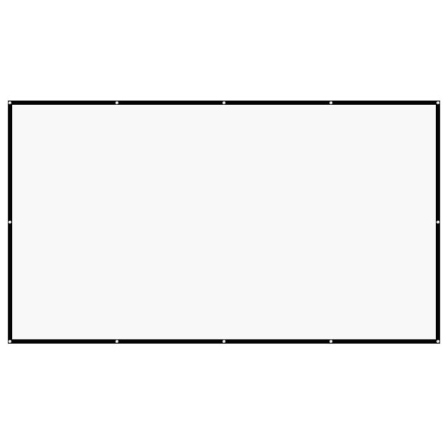 VEVOR Οθόνη Προβολής 4K HD 150 ιντσών, Επιτοίχια με 12 Γάντζους και...