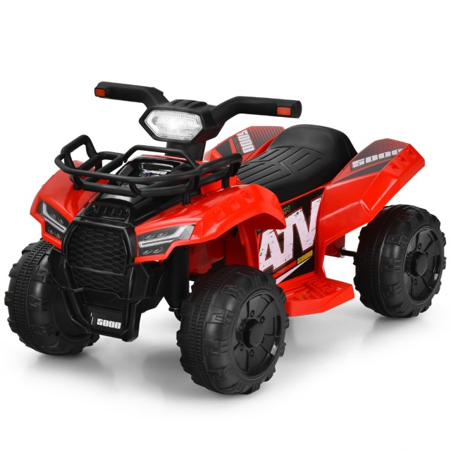 Costway  Παιδικό Ηλεκτρικό ATV με LED Φώτα, Μουσική & MP3 για Αγόρια και Κορίτσια (18-36 μηνών) TQ10019DE-RE