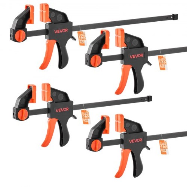 VEVOR Σετ Ξυλουργικών Σφιγκτήρων 4 Τεμαχίων FJ12INCH4KSJRPXDA002V0