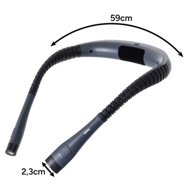 Izoxis Φωτιστικό Λαιμού Αναγνωστικό Νύχτας LED USB-C Επαναφορτιζόμε...
