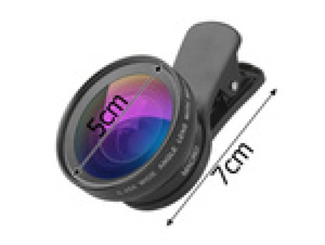 Φακός για Smartphone 2 σε 1 0.45x 12.5x Macro με Κλιπ για την Κάμερα 5907451352137 VERK GROUP