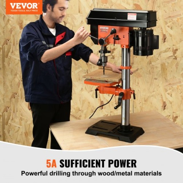 VEVOR Επιτραπέζιο Δράπανο 304.8mm 750W 440-2580RPM  TSZCBS50A12MIPNMTV2