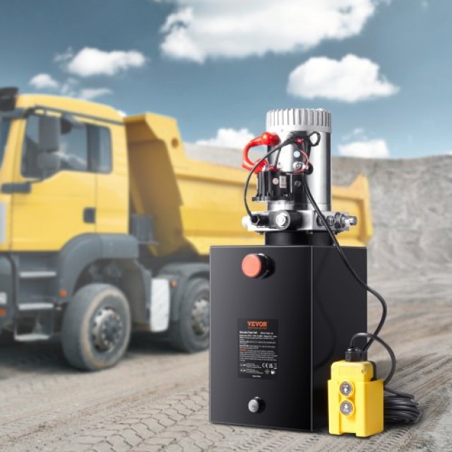 VEVOR Υδραυλική Αντλία 12Qt Μονής Ενέργειας DC 12V  YXYYB12VZLDJD75...