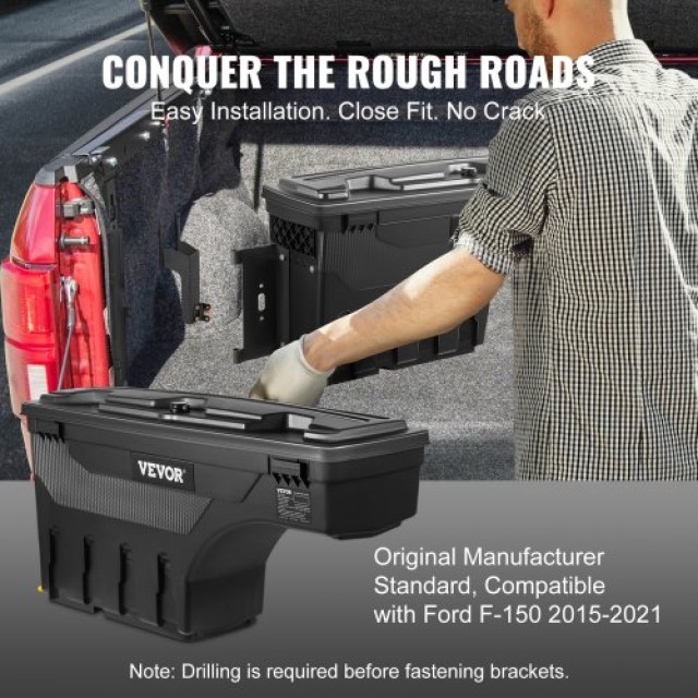Κουτί Αποθήκευσης VEVOR για Ford F-150 2015-2021, Αριστερή Πλευρά  KCLJGFORDF150N5OTV0