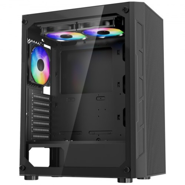 VEVOR Μεσαίο Κουτί ATX με 3 x 120 mm ARGB Ανεμιστήρες DNJXZT120MMACLSZZ001V9